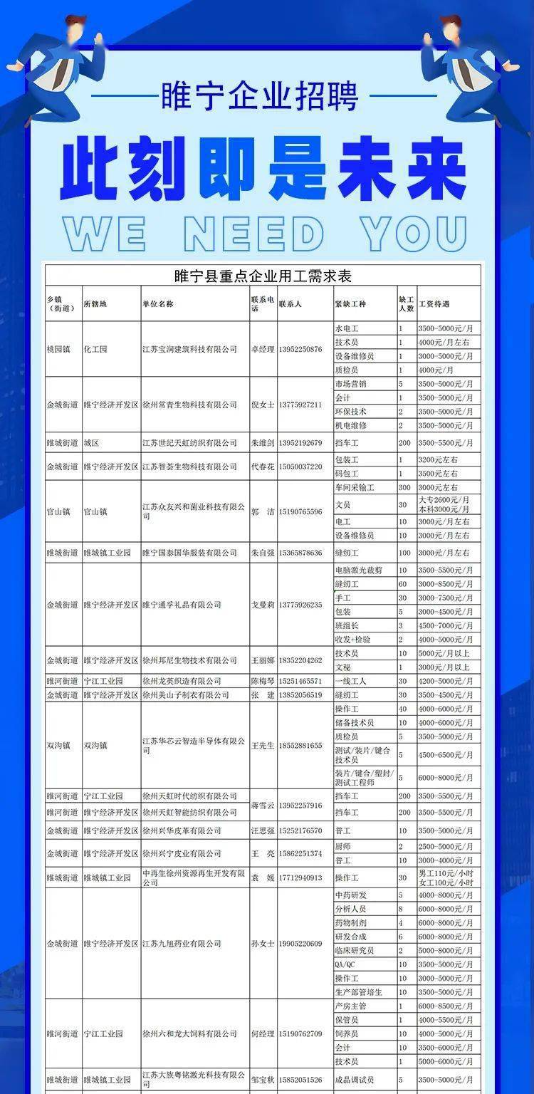 睢宁招聘最新动态，行业热点与求职指南全解析